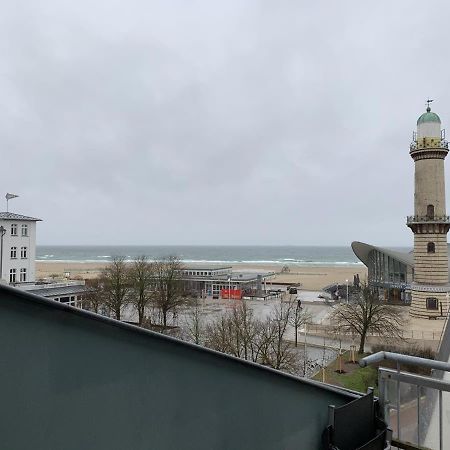 Ferienwohnung Sonnenuntergang, am Leuchtturm Rostock Exterior foto