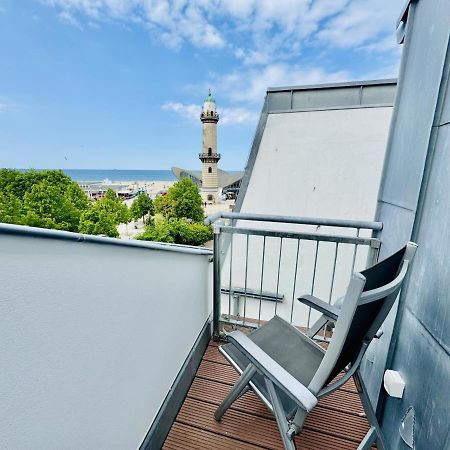 Ferienwohnung Sonnenuntergang, am Leuchtturm Rostock Exterior foto